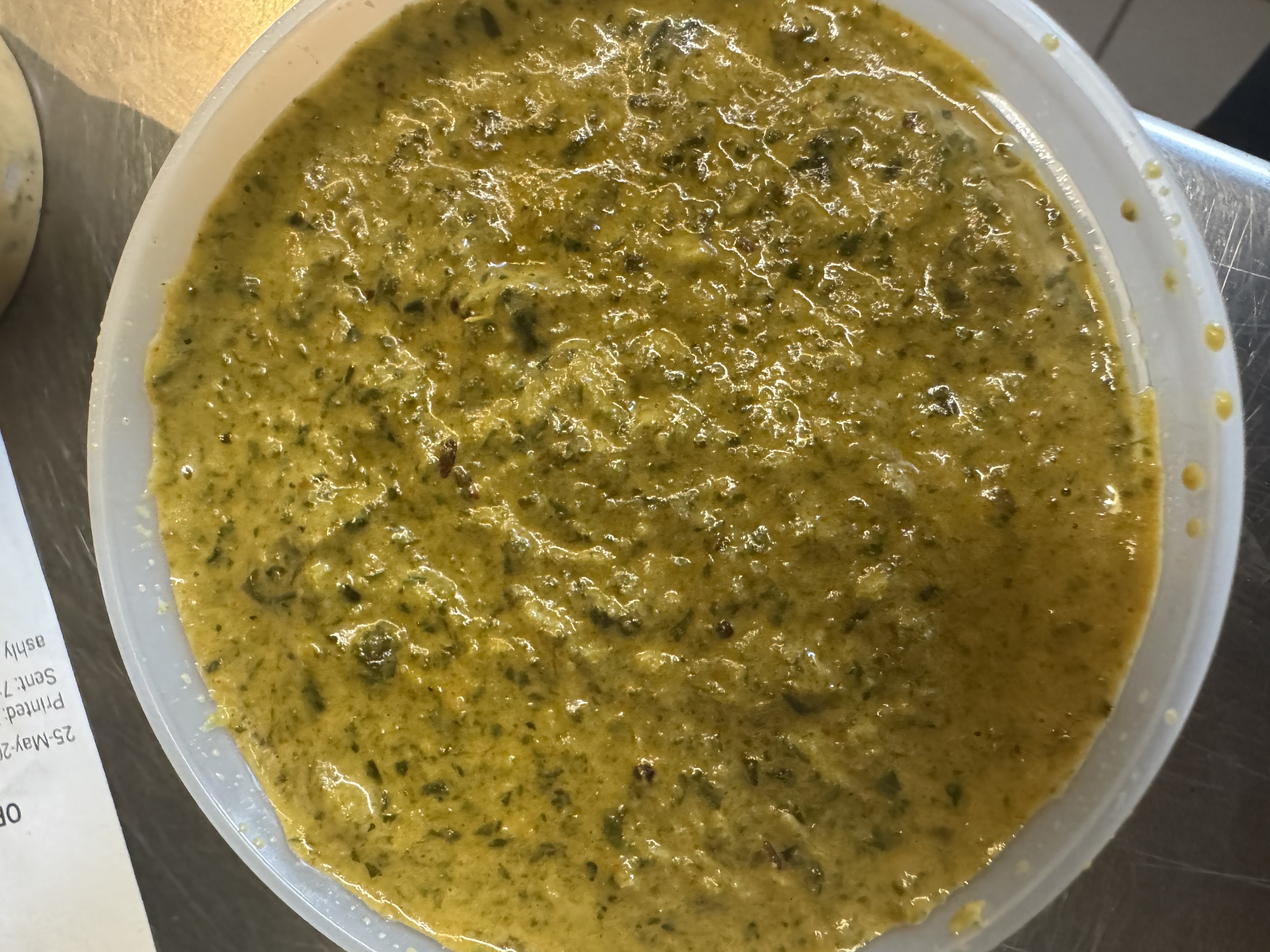 Saag Paneer with Rice